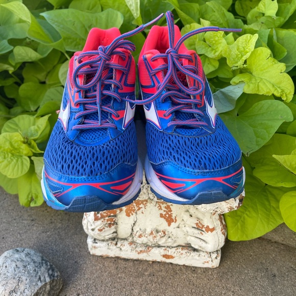 Mizuno Wave Inspire 13. Size 10 Blue/orange - Picture 3 of 8